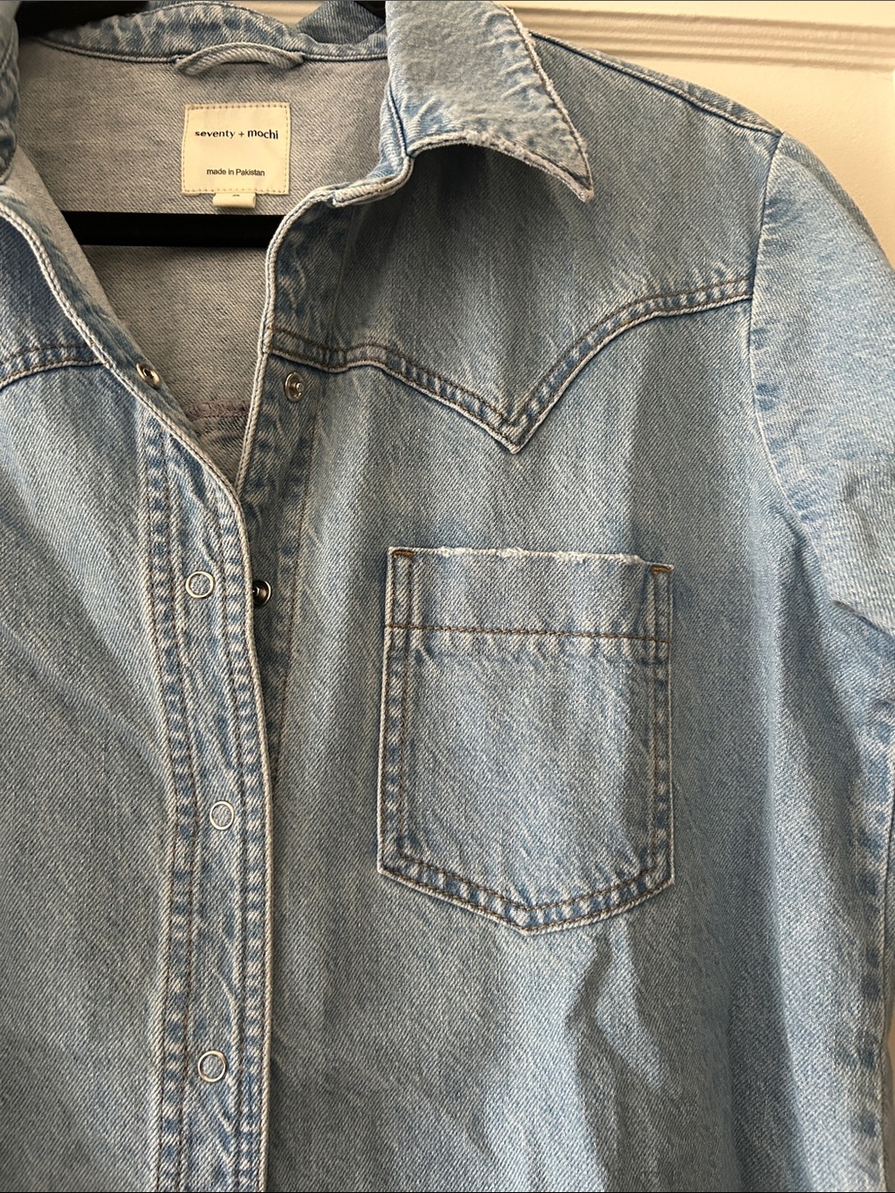 Denim button down - Picture 3 of 5